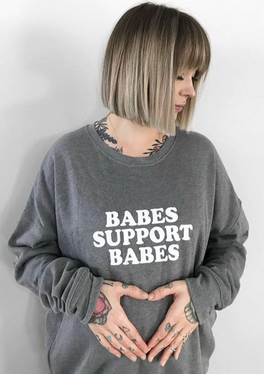 Babes Support Babes - Sweatshirts-0